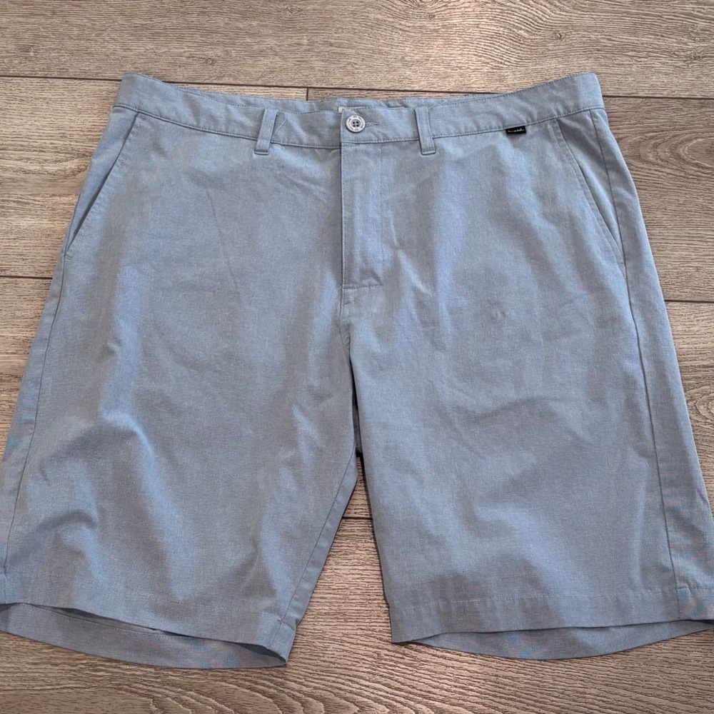 Travis Mathew Golf Shorts Mens 38 Blue Performance Stretch Casual Preppy Active